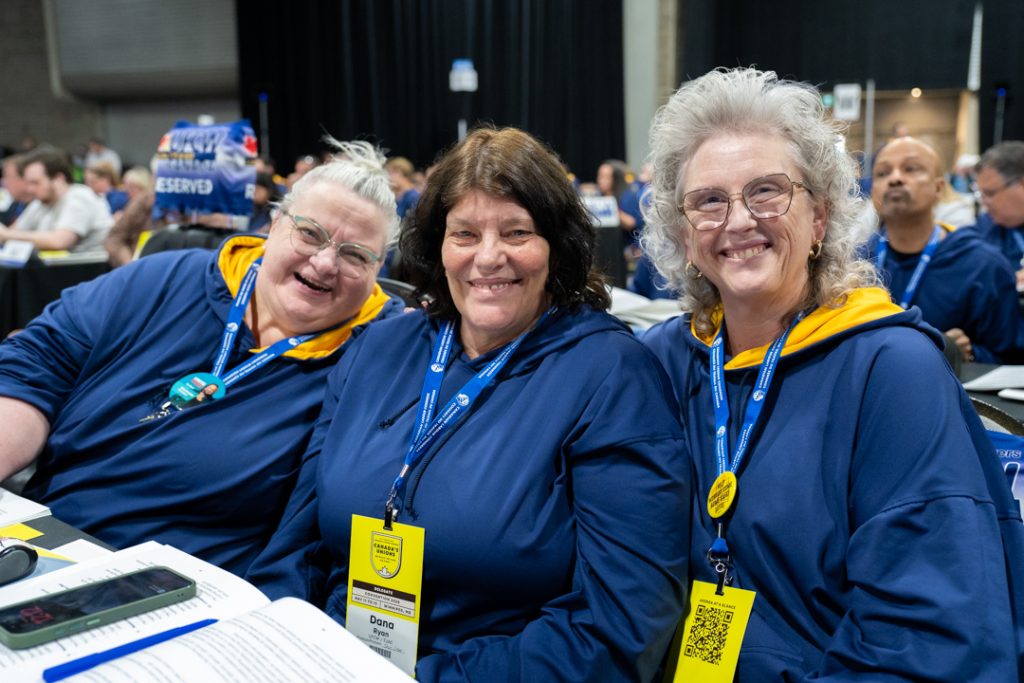 3 UFCW delegates at the CLC convention