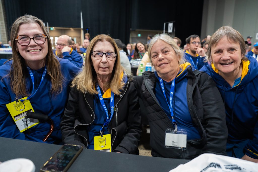 4 people seated at the CLC Convention