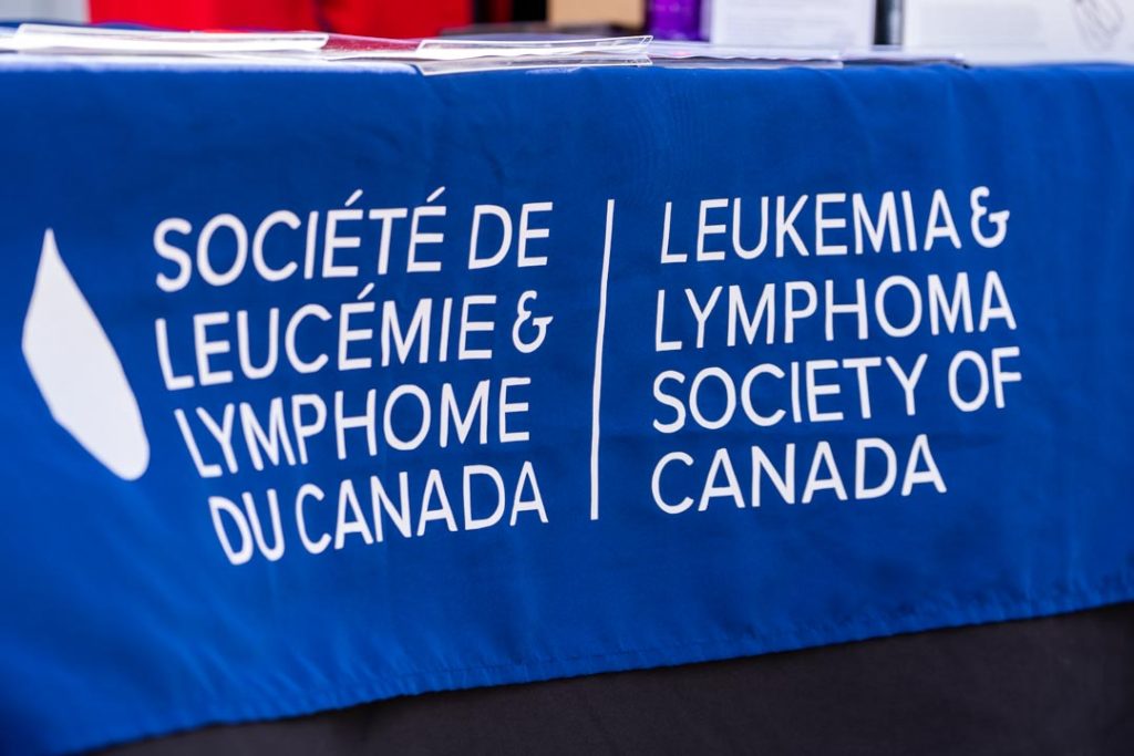 Leukemia & Lymphoma Society of Canada signage